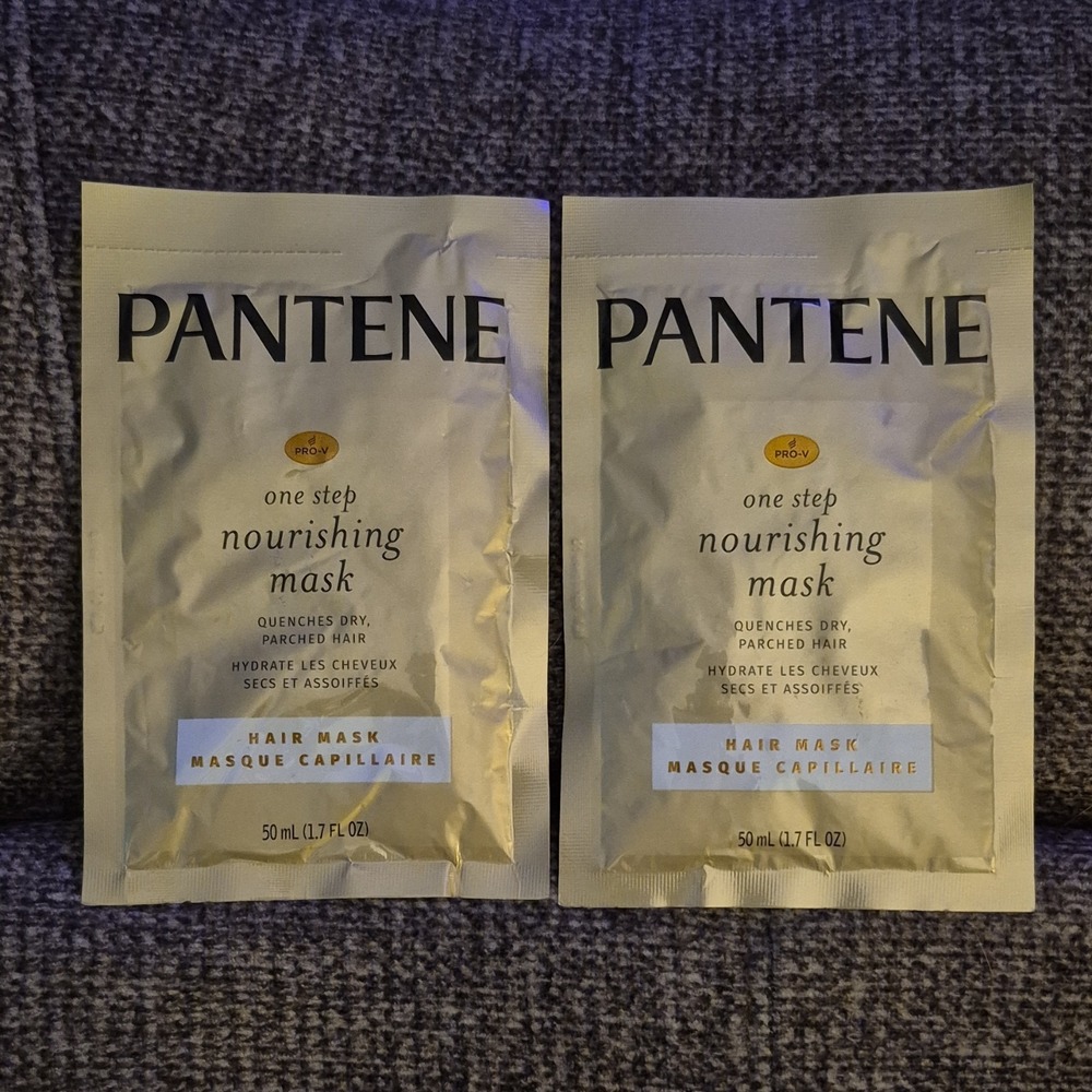 Pantene One Step Nourishing Mask Pro-V Hair Mask 50mL Travel Size 2 Pack